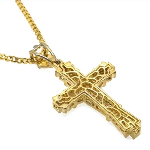 Golden Cross Necklace - Picture 4 of 7